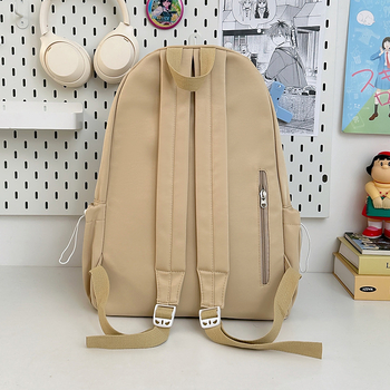 Lányoknak készített plüss hátizsák iskolához, nylon anyag, 20–35 L kapacitás, vízlepergető külső, poliészter bélés, ívelt vállpántok