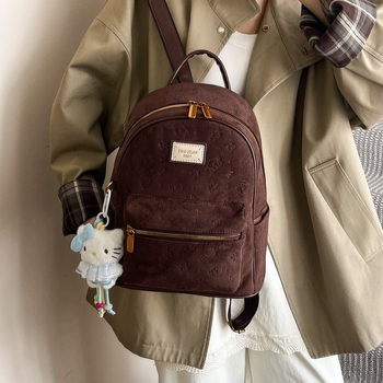 Batoh z PU materiálu s geometrickým vzorom, ramenné popruhy s vzduchovým vankúšom, kompatibilný s 12-palcovým notebookom, kapacita 20-35 l