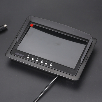 Autó LCD kijelző, 7 hüvelykes, 1024x600 felbontás, CVBS/720P/1080P bemenetek, modell 728AHD