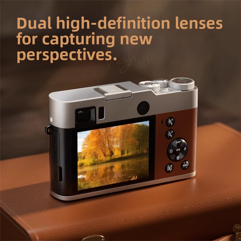 Bepeeglivaba retrokaamera kahe kaameraga (ees ja taga), elektrooniline pildistabiliseerimine, 14MP CMOS-sensor, 16x digitaalne zoom, maksimaalne lahutusvõime 8000×6000