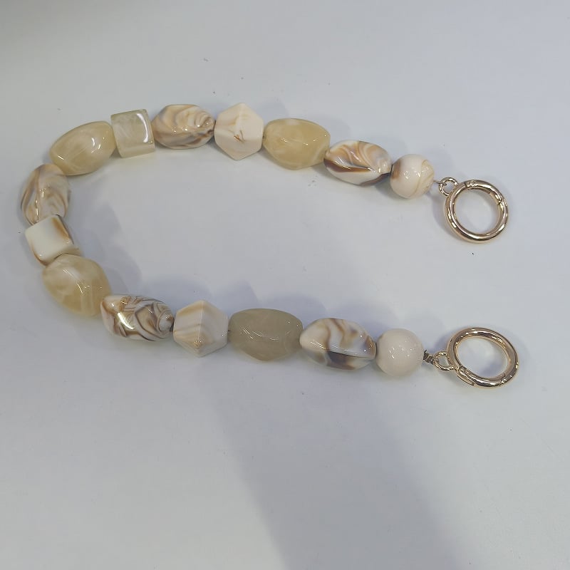 Αλυσίδα τσάντας με χάντρες και αποσπώμενο χερούλι από ρητίνη — υλικά ακρυλικό και ρητίνη; Άνοιξη 2025 κυκλοφορία; Στυλ: Νέα εθνική τάση; Λειτουργία: μειώνει το φορτίο