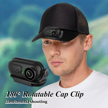 Vd02-pro Cameră de Acțiune 4K Mini cu Wi-Fi și Carcasă Magnetică de Încărcare — corp ABS, 3840x2160, 80 min baterie, stocare TF externă