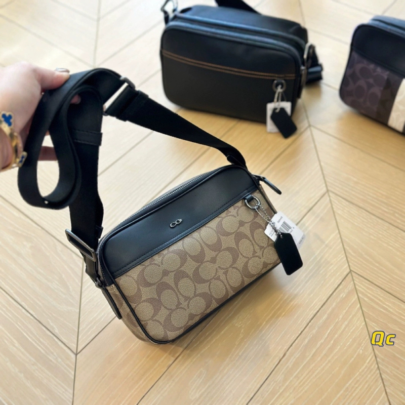 Muška torba preko ramena crossbody, urbanistički minimalistički stil, materijal mikrovlaknasta sintetička koža, podstava poliester, uzorak slovima