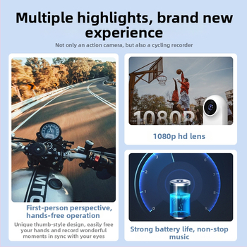 WiFi mini piršto kamera, 2MP, ABS korpusas, modelis A100+, judėjimo įrašo įrenginys motociklams ir naminiams gyvūnėliams