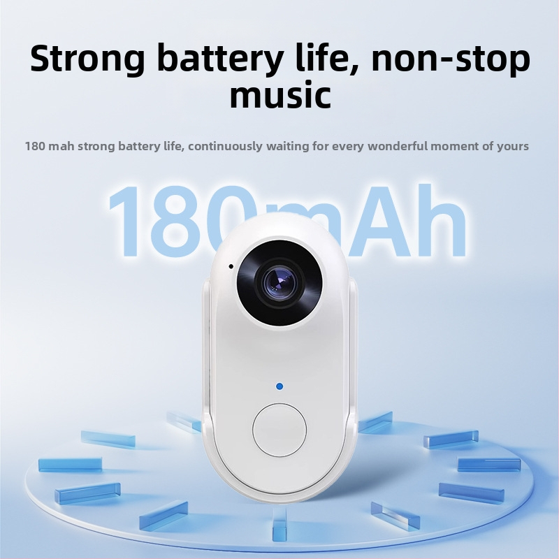 WiFi mini piršto kamera, 2MP, ABS korpusas, modelis A100+, judėjimo įrašo įrenginys motociklams ir naminiams gyvūnėliams