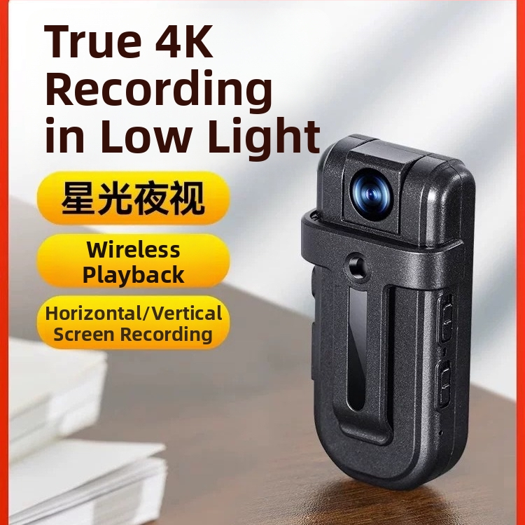 M27 klipsinis galinės kameros vlog įrašymo įrenginys, 4K, 5 valandų baterijos veikimo laikas, išleistas 2023 m.