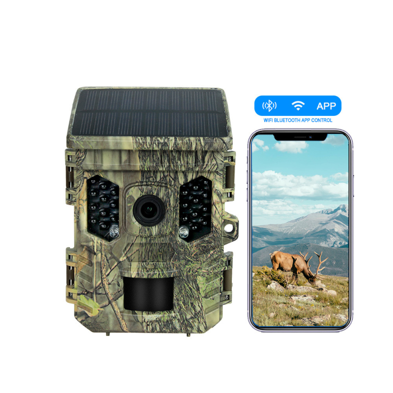 Vanjska kamera za nadzor 32MP s IR senzorom, trajanje baterije 10–12 mjeseci, TF kartica za pohranu, LCD 2,0 inča, ugrađena litijska baterija