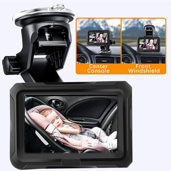 Auto monitor za bebe CLT-503, IPS zaslon, 1080p, CVBS ulaz, PAL format