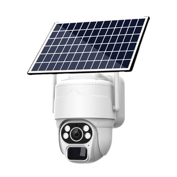 Cameră solară 4G – exterior, vizualizare 360°, HD noapte, monitorizare la distanță, iluminare minimă 0.001 lux