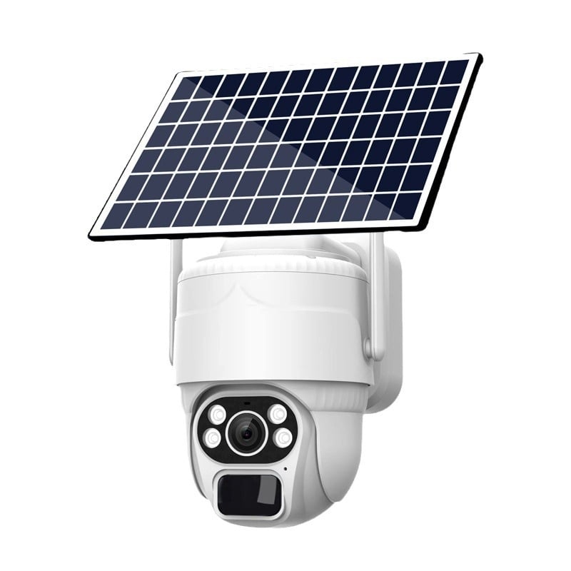 Cameră solară 4G – exterior, vizualizare 360°, HD noapte, monitorizare la distanță, iluminare minimă 0.001 lux