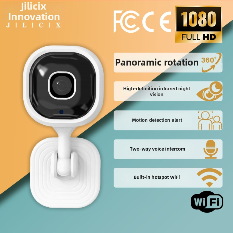 A3 vaiko stebėjimo kamera su USB maitinimu, interkomu, 1080P vidaus stebėjimui