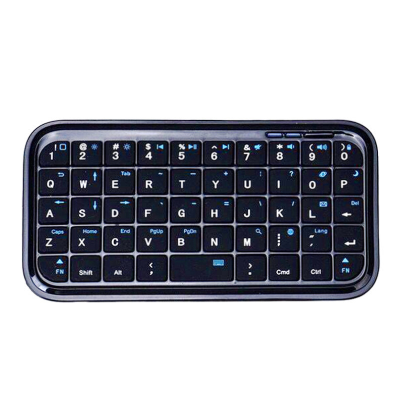 BK103 Mini Bluetooth tipkovnica — dvostruki način ( Bluetooth i žično), 49 tipki, ABS materijal, univerzalna kompatibilnost s desktopom/tabletom/telefonom, lagana i prijenosna