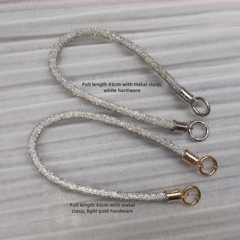 Hiro Mori deimantų telefono grandinė su atjungiamu apskrito vamzdelio laikikliu, vientisas spalvų aksesuaras svorio mažinimui