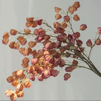 Μπουκέτο τεχνητών μεταξωτών λουλουδιών, ποικιλία Lantern Fruit, μάρκα Ailin; κατάλληλο για γάμους, εξωτερικές εκδηλώσεις και διακόσμηση οικίας