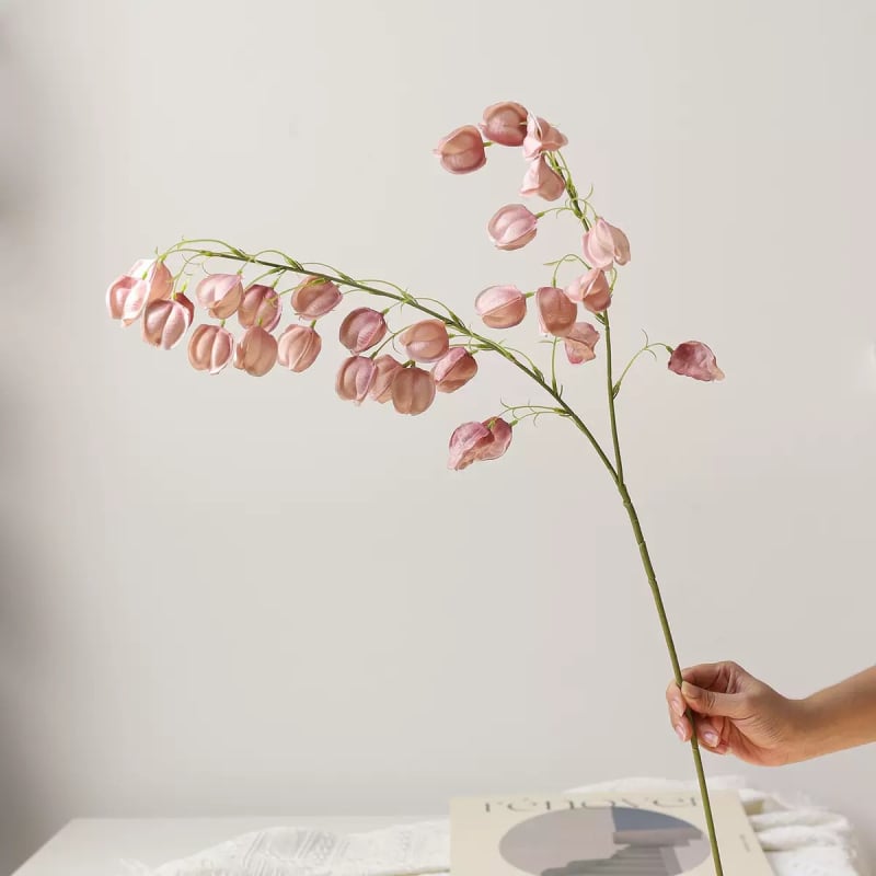 Μπουκέτο τεχνητών μεταξωτών λουλουδιών, ποικιλία Lantern Fruit, μάρκα Ailin; κατάλληλο για γάμους, εξωτερικές εκδηλώσεις και διακόσμηση οικίας