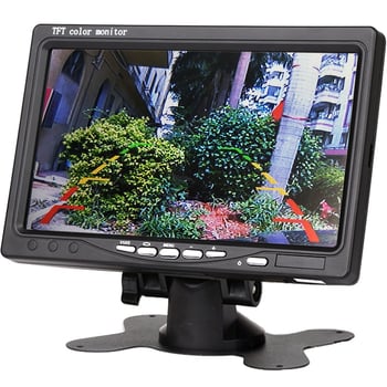 Автомобилен LCD дисплей 7003, LED екран, резолюция 800x480/1024x600, съвместим с N/P системи, аналогов вход