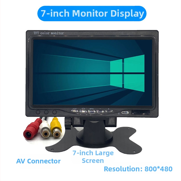 Automobilový LCD displej 7003, LED obrazovka, rozlíšenie 800x480/1024x600, kompatibilita s N/P systémami, analógový vstup