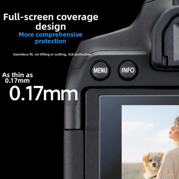 Canon R50 ekrāna aizsargfilms - PET materiāls, AR pārklājums, augsta skaidrība, pretatstarojums