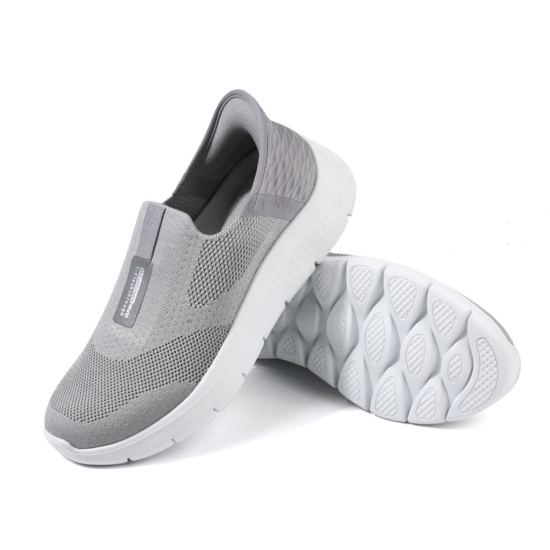 Slip-on tenisice za hodanje s prozračnim mrežastim gornjim dijelom, lagano ublažavanje, niski vrh, gumena potplata, unisex