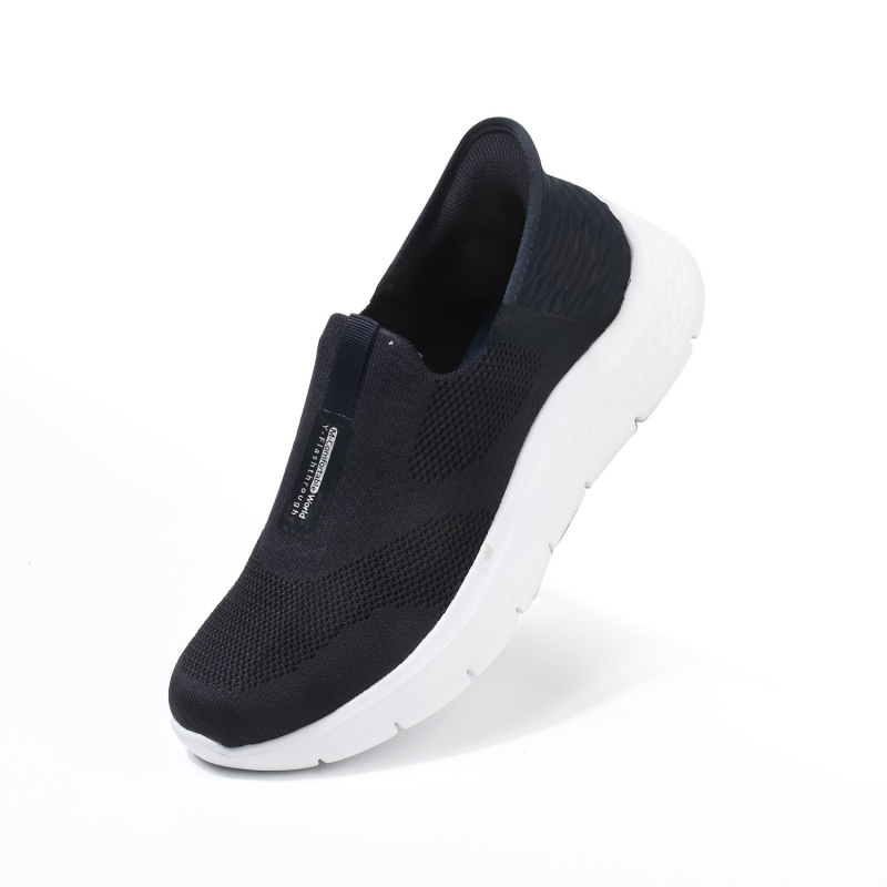 Slip-on tenisice za hodanje s prozračnim mrežastim gornjim dijelom, lagano ublažavanje, niski vrh, gumena potplata, unisex