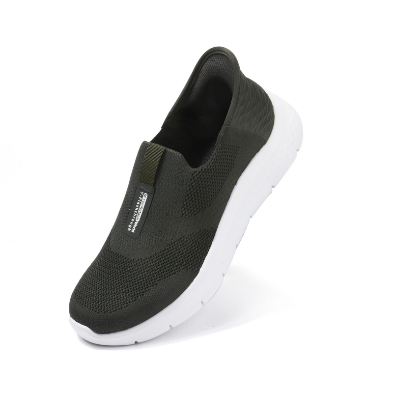 Slip-on tenisice za hodanje s prozračnim mrežastim gornjim dijelom, lagano ublažavanje, niski vrh, gumena potplata, unisex