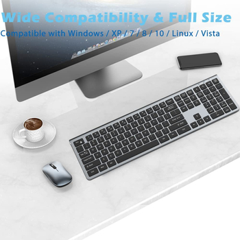 Bežični set tipkovnice i miša, USB sučelje, 1600dpi optički senzor, Plug-and-Play, model RF9013TZ