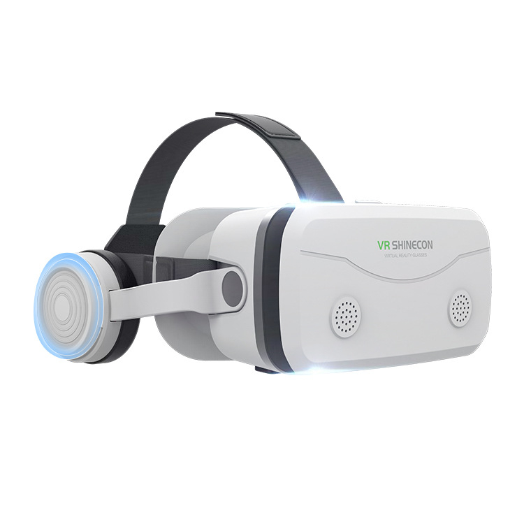 All-in-One VR headset za mobitel s ugrađenim slušalicama, 3D podrška, zaslon 4.7–7.2 inča, plastično kućište