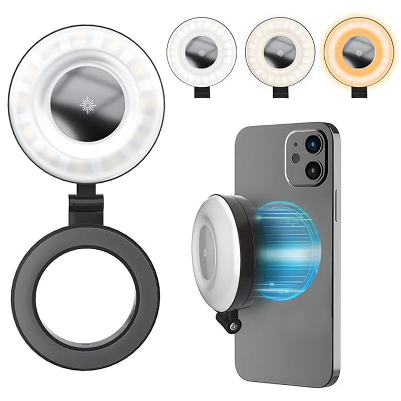 Sklopné svetlo na dopĺňanie pre mobilnú fotografiu, pod 10 W, model HH-ML064, tri teploty farieb