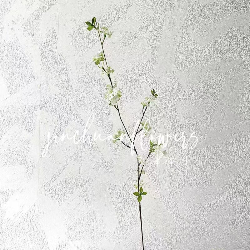 Τεχνημένα μεταξωτά άνθη σε κλαδάκι ιτιάς — διακόσμηση γάμου, φωτογράφηση και οικιακή διακόσμηση