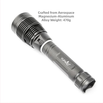 Fenar subacvatic LED pentru scufundări, 20W, 4000mAh, rază 200–500 m, rotație 360°