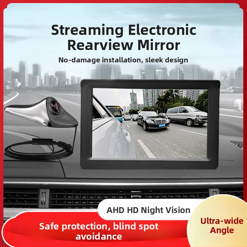 Automobilová kamera pre slepú zónu, Shark Fin, 1080p, 12V, 170° nastavenie, CVBS/AHD