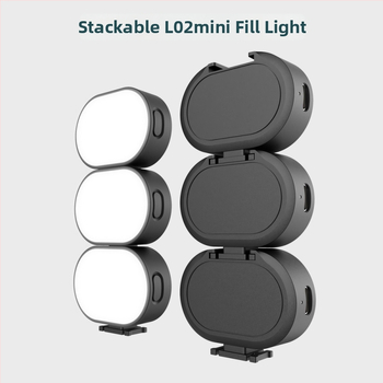 LED doplnkové svetlo pre živé video a fotografovanie, do 10W, tri farebné teploty, stolové použitie