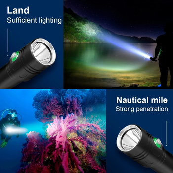 L2 LED potapljačka svjetiljka, 20W, 5000mAh, domet 200–500 m