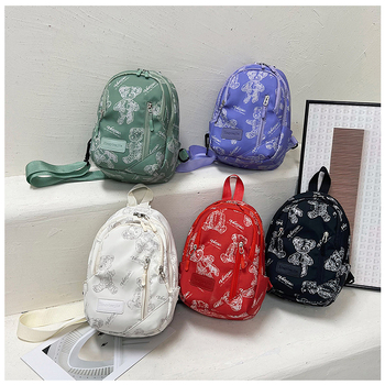 Geantă de umăr pentru femei, stil street trendy, nylon, căptușeală poliester, închidere cu fermoar, vara 2024