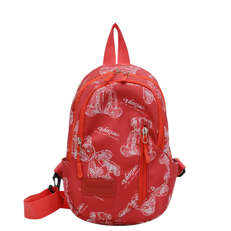 Geantă de umăr pentru femei, stil street trendy, nylon, căptușeală poliester, închidere cu fermoar, vara 2024