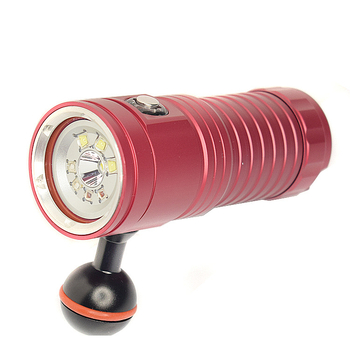 A10 Iluminare subacvatică pentru muncă și fotografie – Lumină de umplere, LED de 40W, aliaj de aluminiu, alimentare pe baterii, multifuncțional, rază până la 50 m