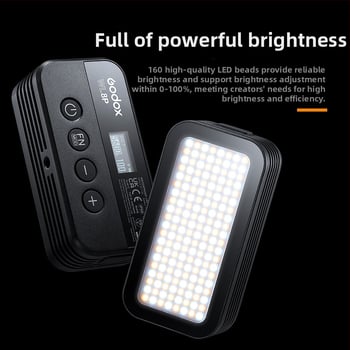 God cow WL8P Υποβρύχιο φως φωτογράφισης – Αδιάβροχο φορητό LED φως πλήρωσης με ρυθμιζόμενη φωτεινότητα και χρώμα, αυτόνομη τροφοδοσία