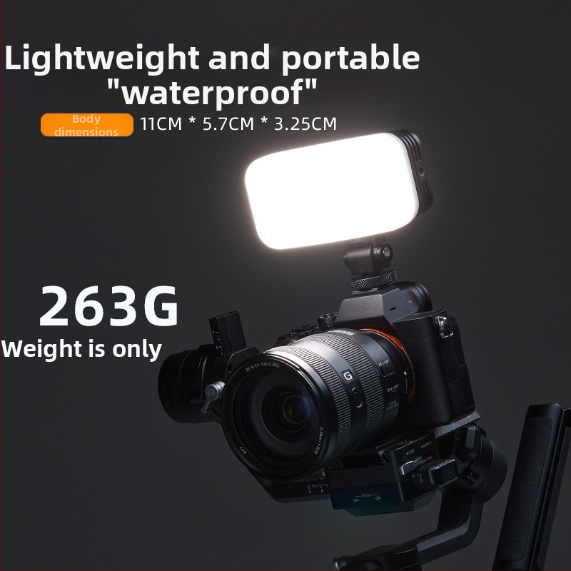 God cow WL8P Υποβρύχιο φως φωτογράφισης – Αδιάβροχο φορητό LED φως πλήρωσης με ρυθμιζόμενη φωτεινότητα και χρώμα, αυτόνομη τροφοδοσία