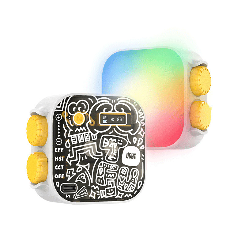 Lumină de fill pentru fotografie pe telefon cu RGB, 6W, 5V, reglaj multiparametric, procesare personalizabilă