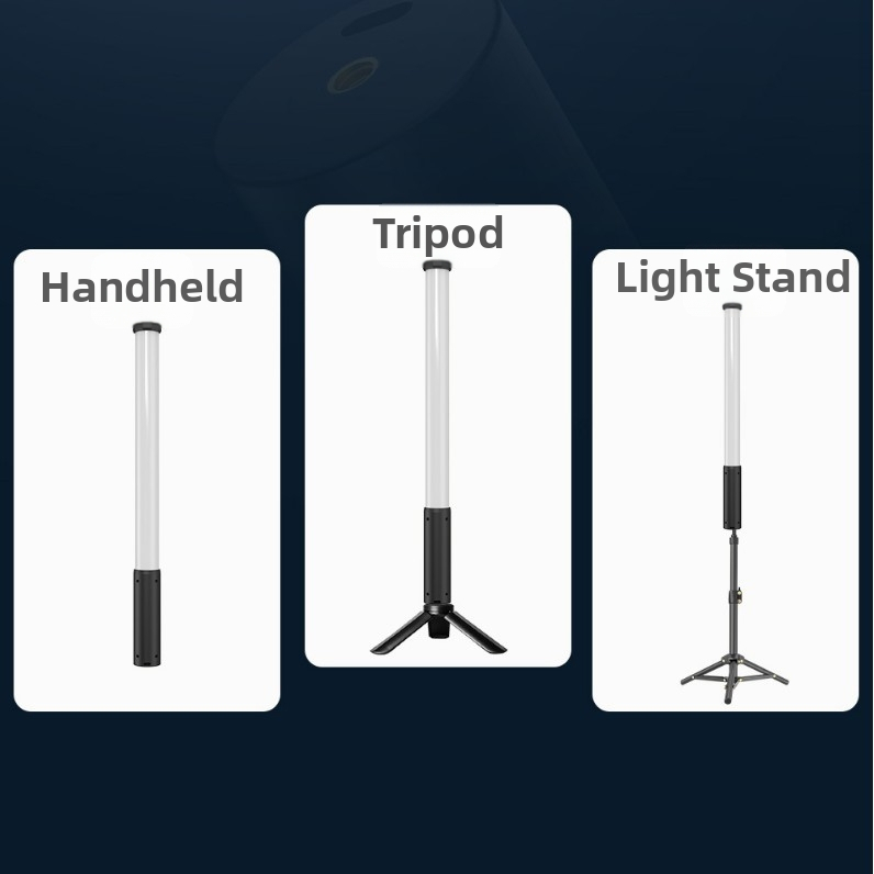 RGB výplňové svetlo, stmievateľné LED tyčové svetlo pre interiérovú fotografiu, model P300, teplota farby 2500K–9900K, výkon pod 10W