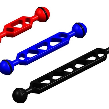 Ruka svjetla za potapanje od aluminijske legure 6061 s kugličnom glavom, nosač za podvodnu fotografiju