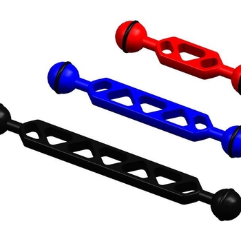 Ruka svjetla za potapanje od aluminijske legure 6061 s kugličnom glavom, nosač za podvodnu fotografiju