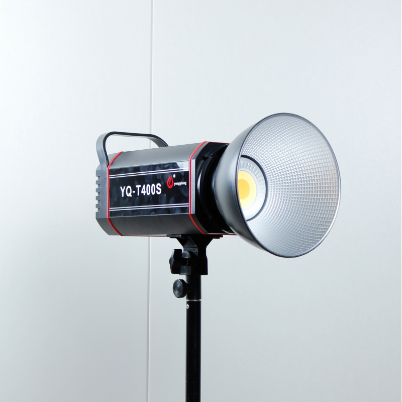 Lumină de fotografiat cu carcasă metalică, model YQ-T400S, 400W, telecomandă, reglare în mai multe trepte, trei temperaturi de culoare