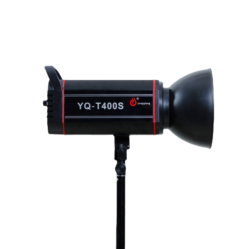 Lumină de fotografiat cu carcasă metalică, model YQ-T400S, 400W, telecomandă, reglare în mai multe trepte, trei temperaturi de culoare