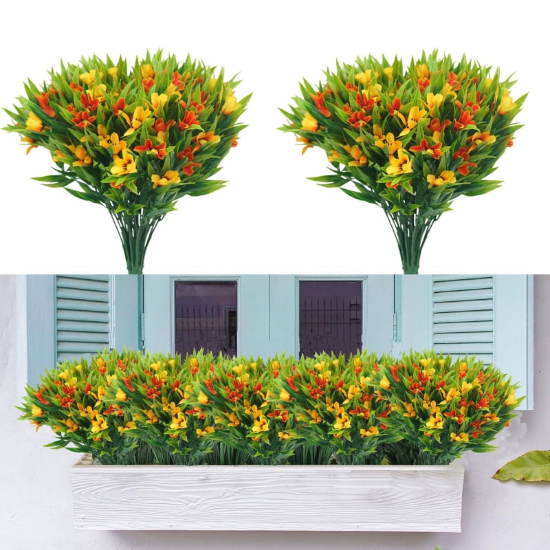 Σετ εξωτερικών τεχνητών λουλουδιών – μεταξωτά άνθη, στιλ καλλιτεχνικής διακόσμησης, ποικιλία: Eucalyptus, Daisy, Sanwei kwai, Magnolia, Starry sky, για φωτογραφίες και διακόσμηση σπιτιού