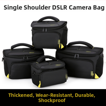 Nikon DSLR torba za fotoaparat s remenom s zračnim jastučićem, poliesterska, torba preko ramena, kompatibilna s D7500, D7100, D3200, D5600, D90