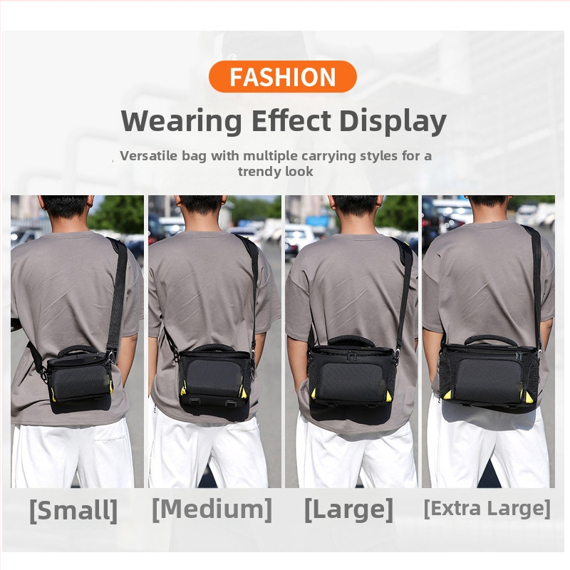 Nikon DSLR torba za fotoaparat s remenom s zračnim jastučićem, poliesterska, torba preko ramena, kompatibilna s D7500, D7100, D3200, D5600, D90