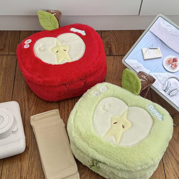 Geantă pentru aparat foto - geantă din pluș, capacitate mare, stil geantă de mână, potrivită pentru camere SLR, mirrorless și compacte