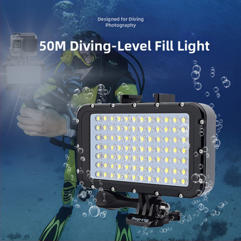 84-LED zemūdens lukturis, ūdensizturīgs, piemērots GoPro piederumiem