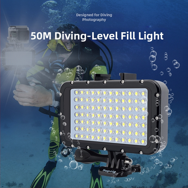 84-LED zemūdens lukturis, ūdensizturīgs, piemērots GoPro piederumiem